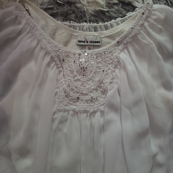 White butterfly top XL - Picture 5 of 5